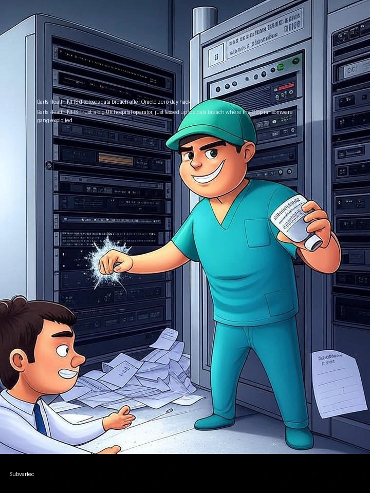 Barts Health NHS discloses data breach after Oracle zero-day hack
