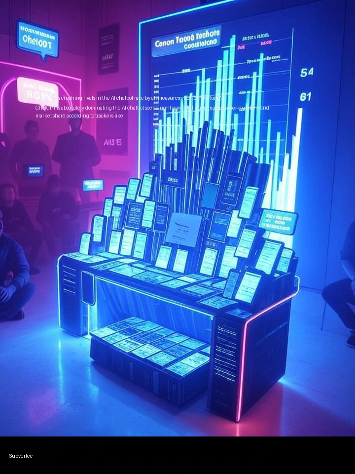 ChatGPT is crushing rivals in the AI chatbot race by all measures - but for how long?