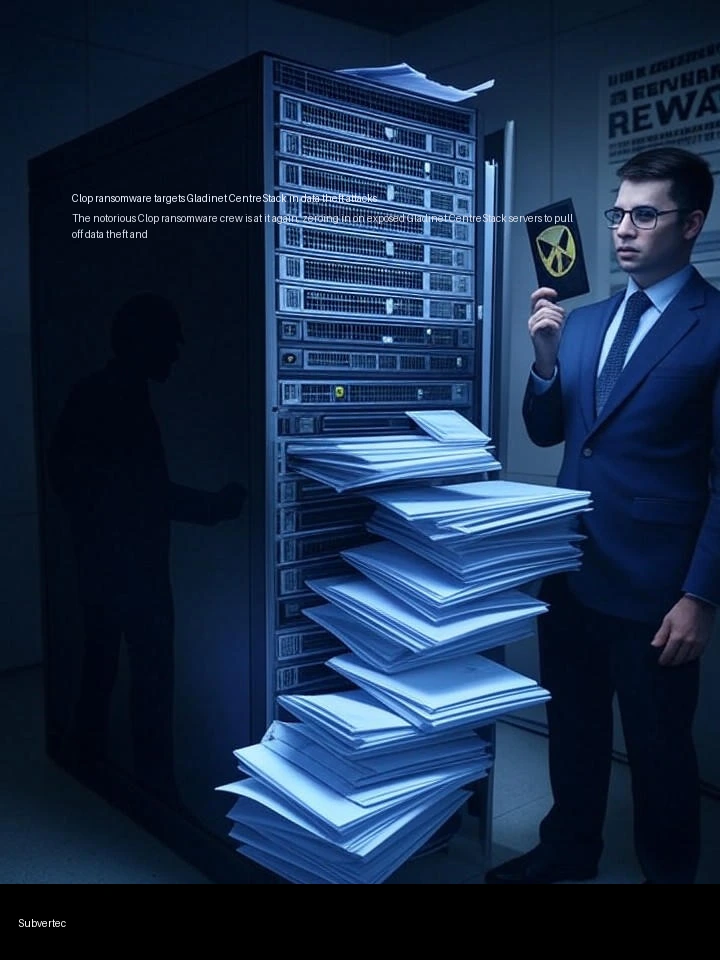 Clop ransomware targets Gladinet CentreStack in data theft attacks