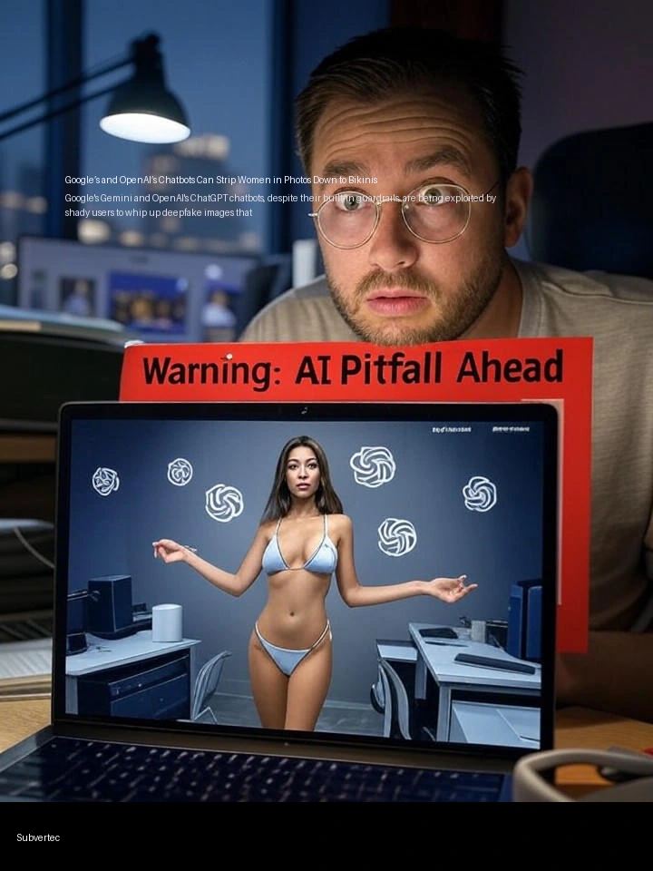 Google’s and OpenAI’s Chatbots Can Strip Women in Photos Down to Bikinis