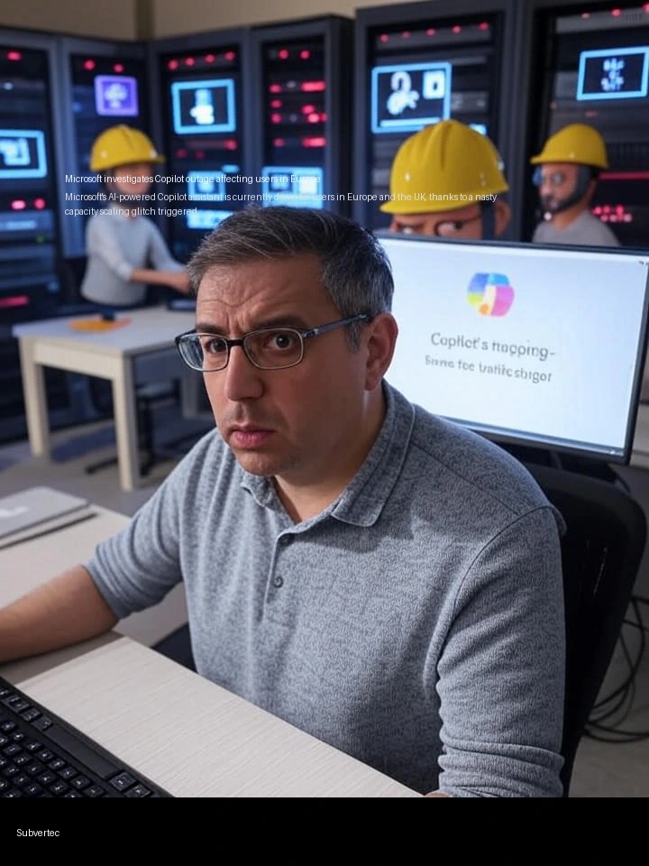 Microsoft investigates Copilot outage affecting users in Europe
