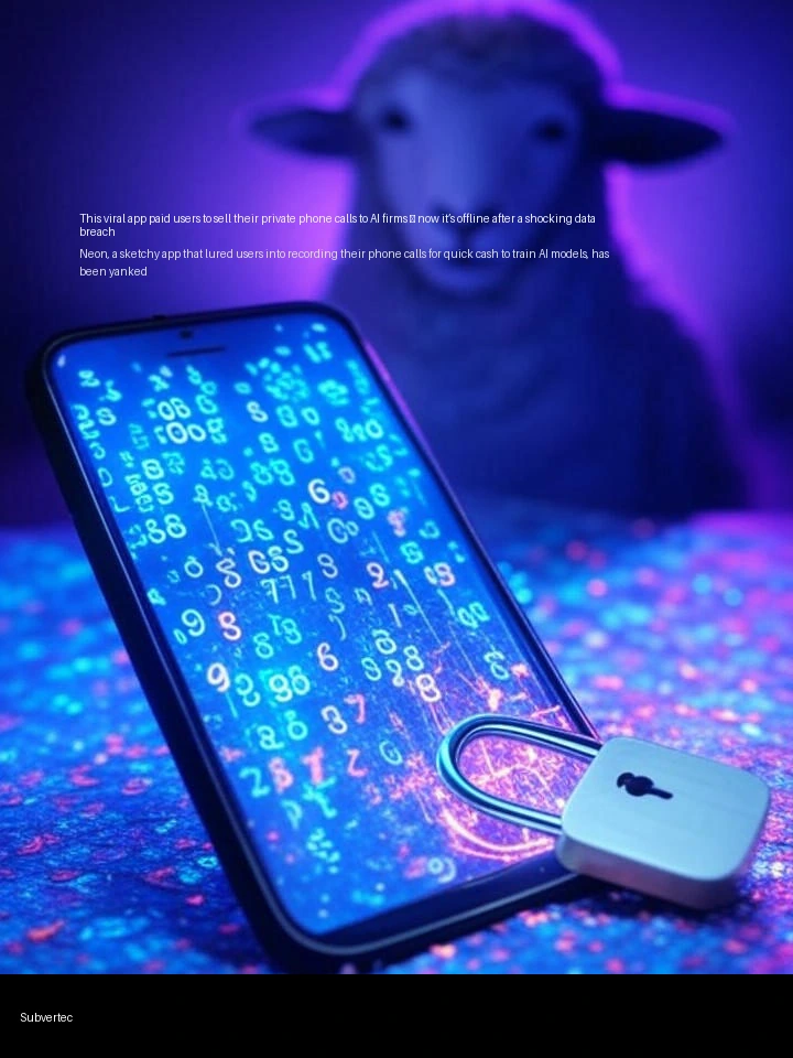 This viral app paid users to sell their private phone calls to AI firms – now it’s offline after a shocking data breach